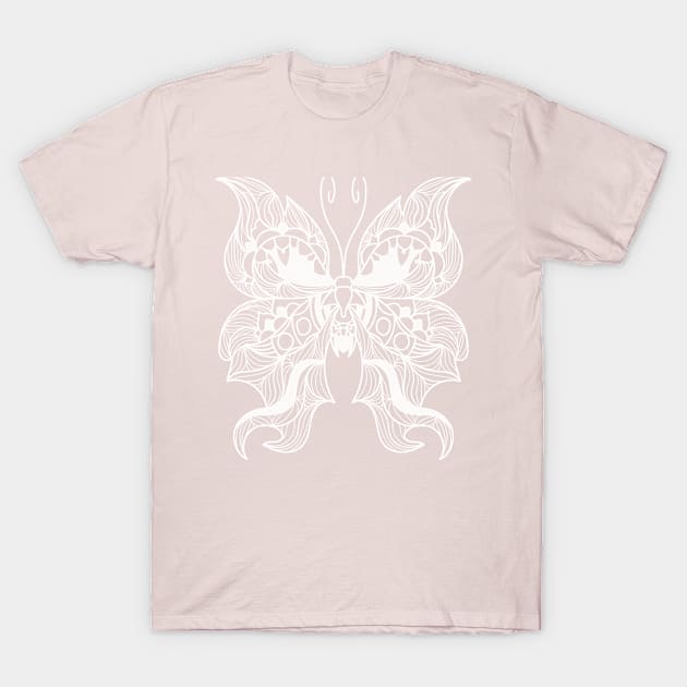 Butterfly Mandala 3 T-Shirt by Maticpl